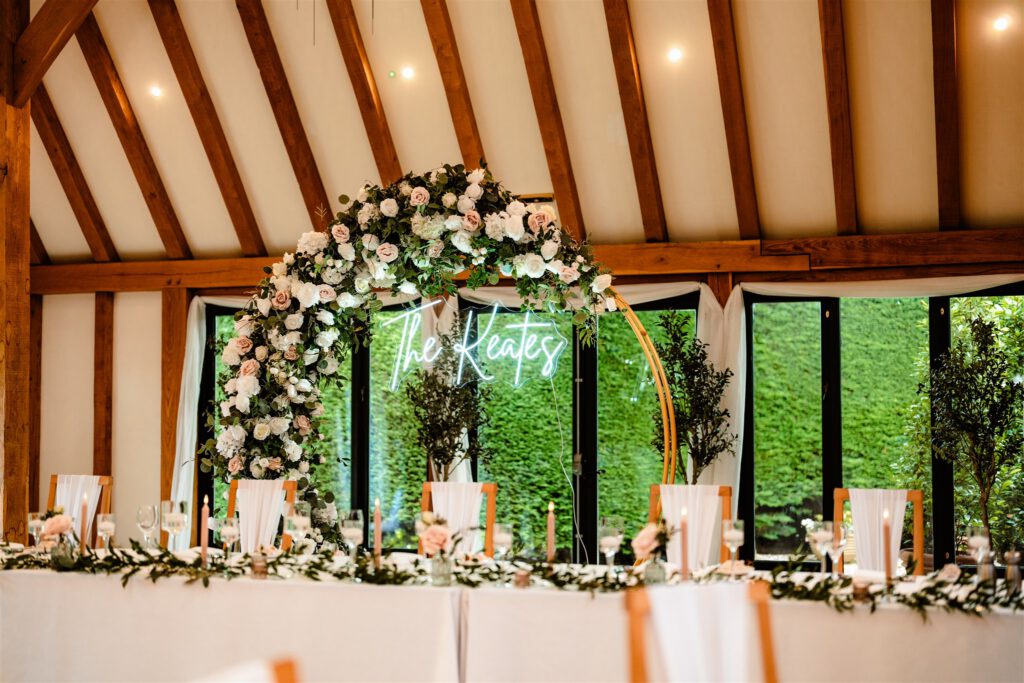 Stacey & brandon's wedding at the old kent barn