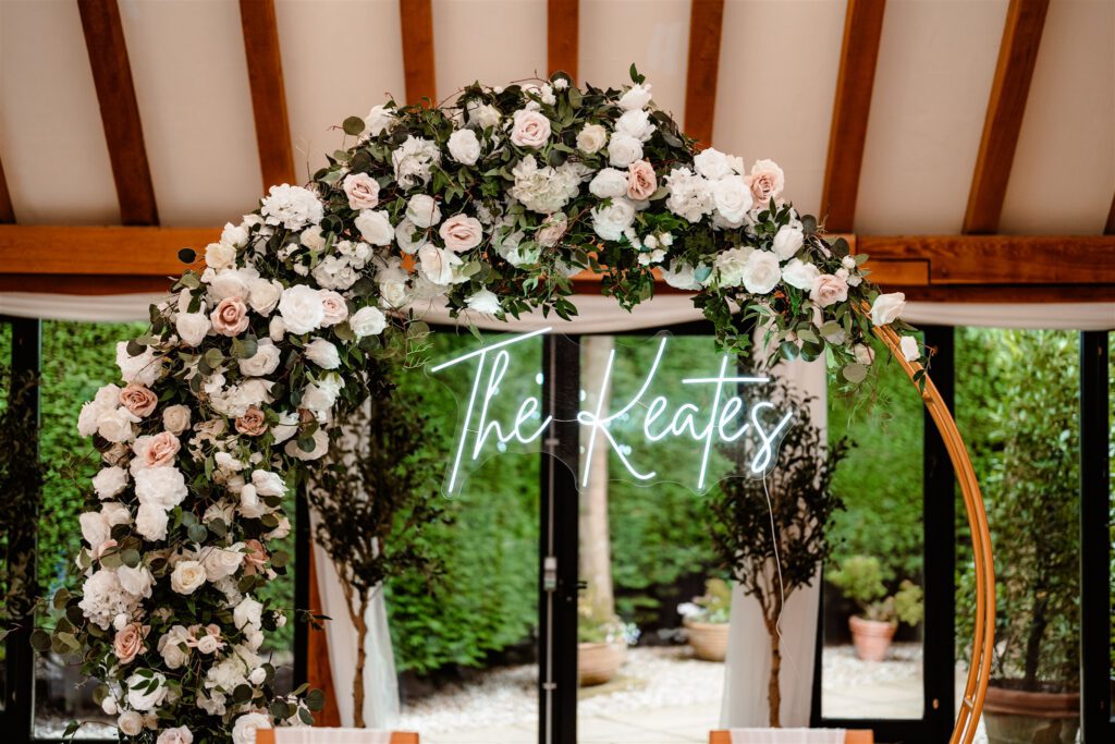Stacey & brandon's wedding at the old kent barn